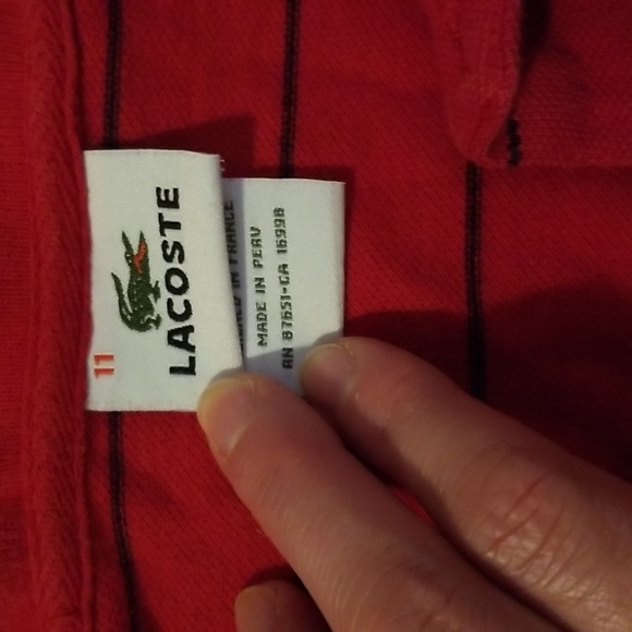 Lacoste Crop Top - Picture 2 of 3